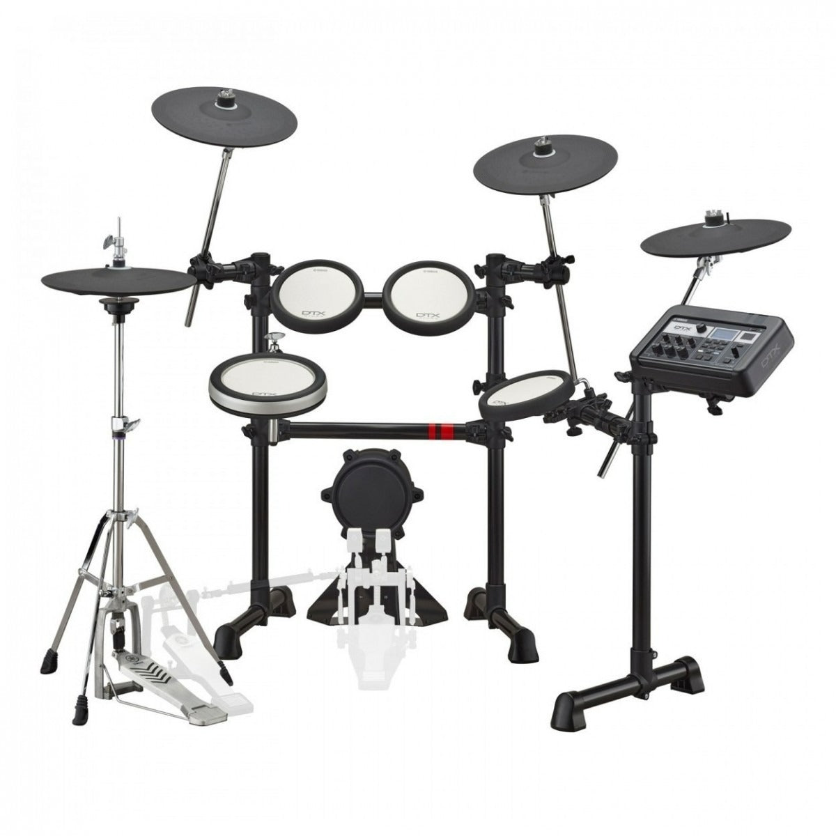 Yamaha DTX6K3-X Electronic Drum Kit w/ Double Pedal Complete Bundle