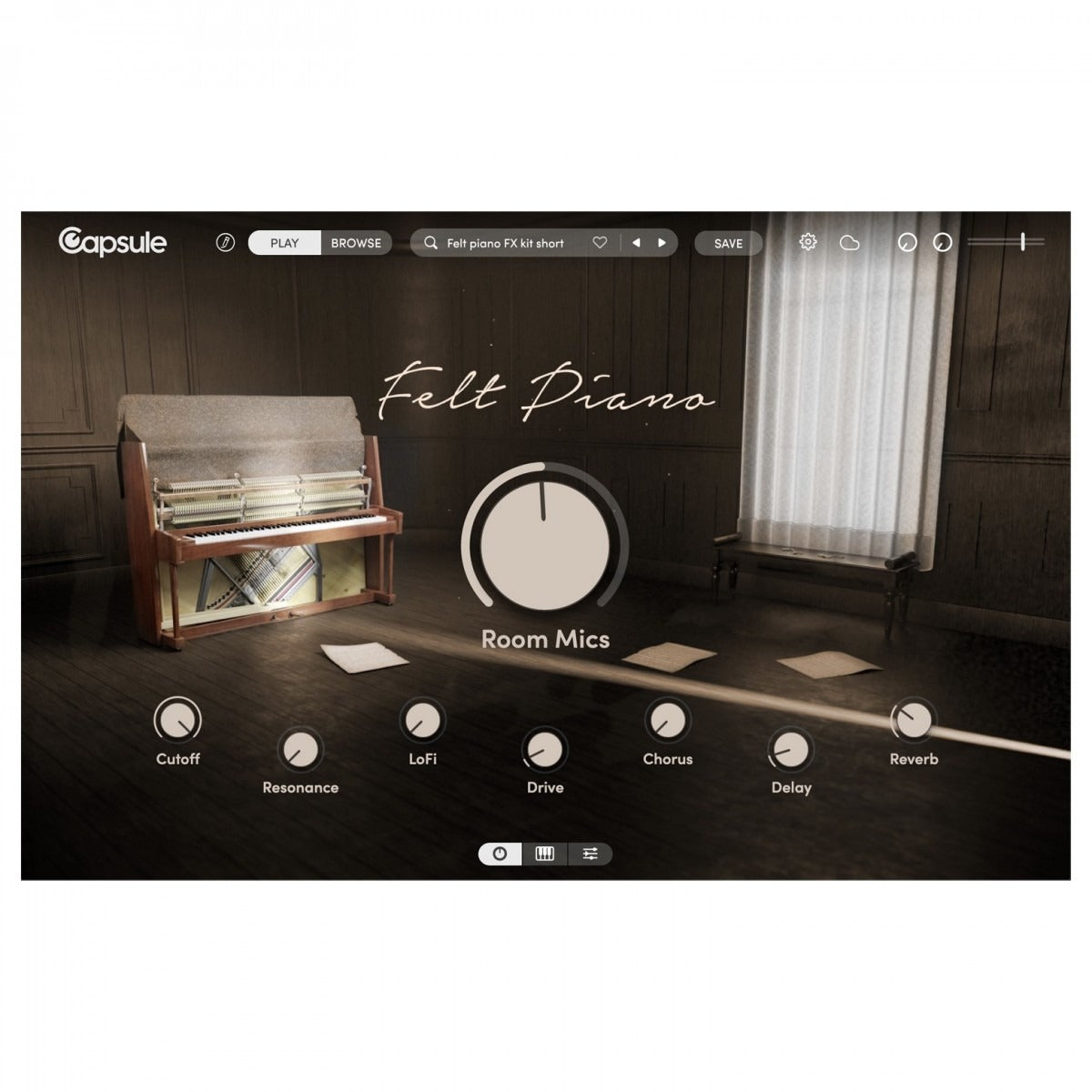 Capsule Felt Piano