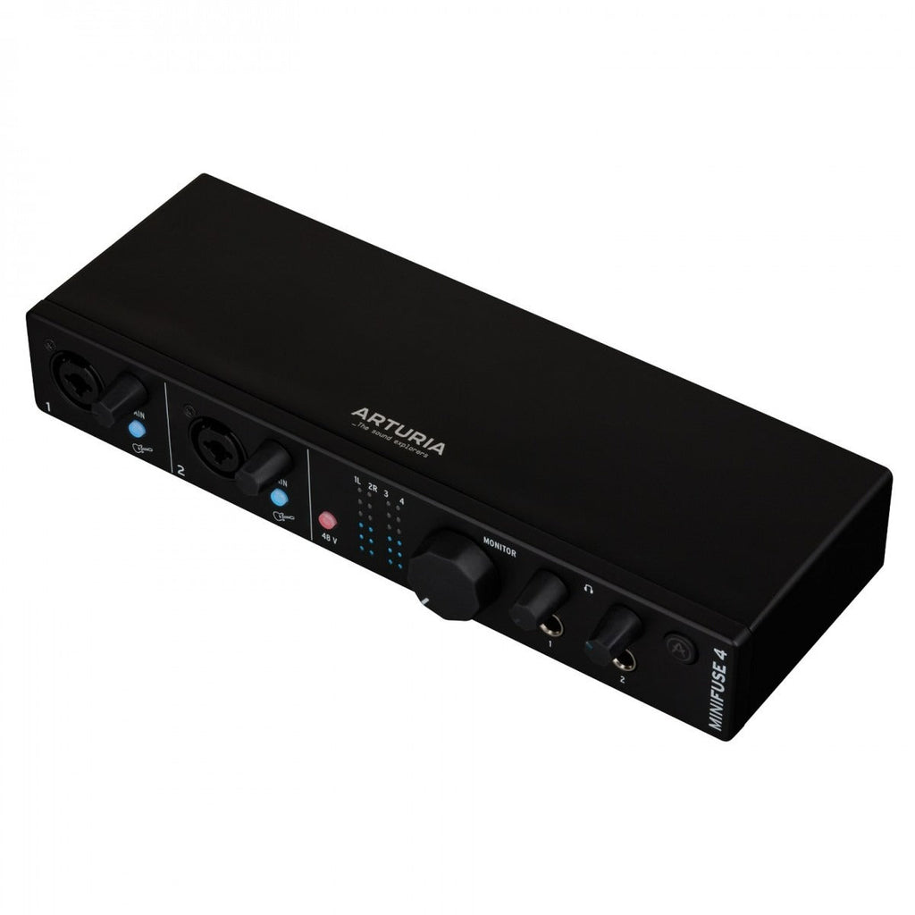 Arturia MiniFuse 4 USB Audio Interface, Black