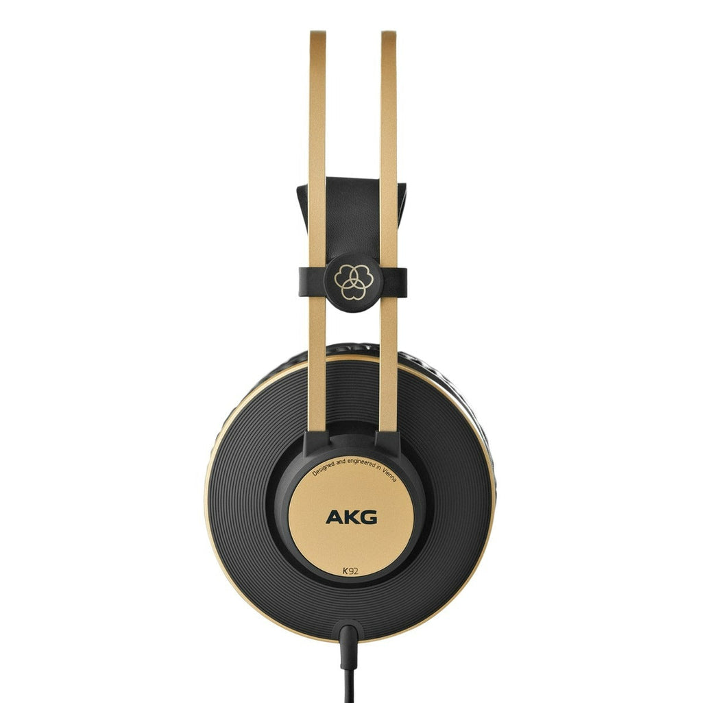 AKG K92 Closed Back Headphones, Black/Gold