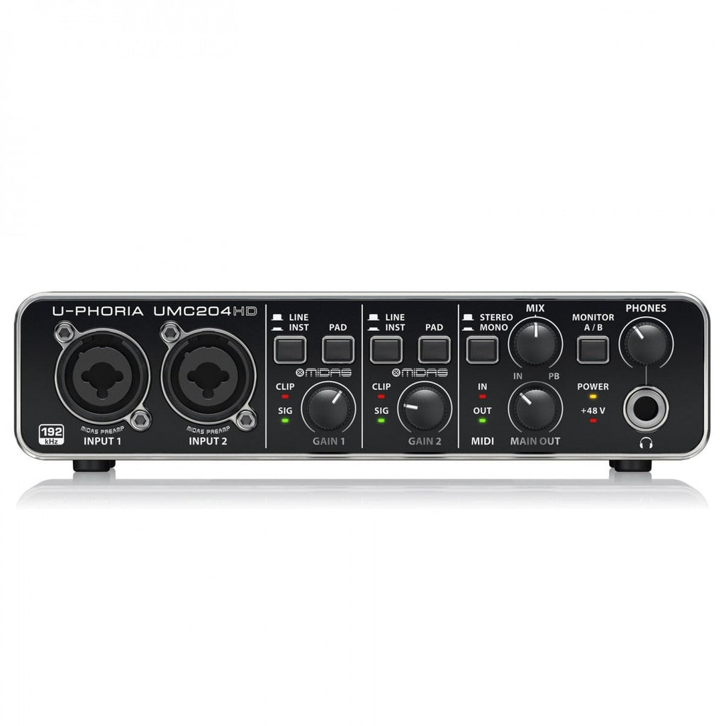 Behringer U-PHORIA UMC204HD USB Audio Interface