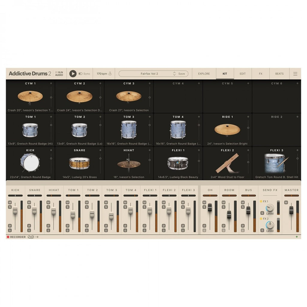 XLN Addictive Drums 2 Fairfax Vol 2