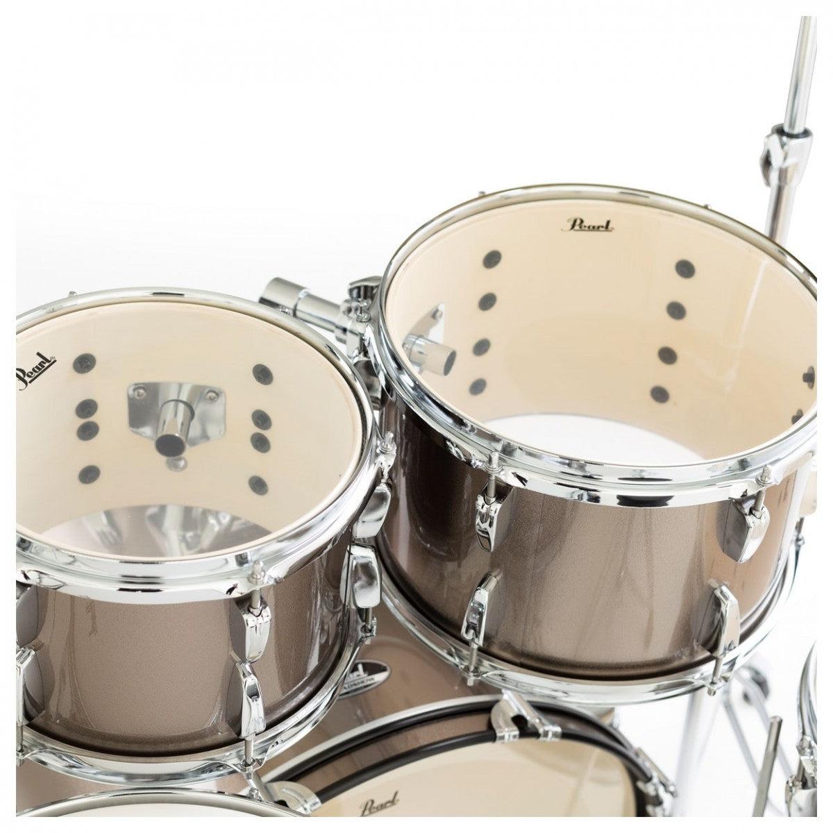 Pearl Roadshow 5pc Drum Kit w/Sabian Cymbals Bronze Metallic