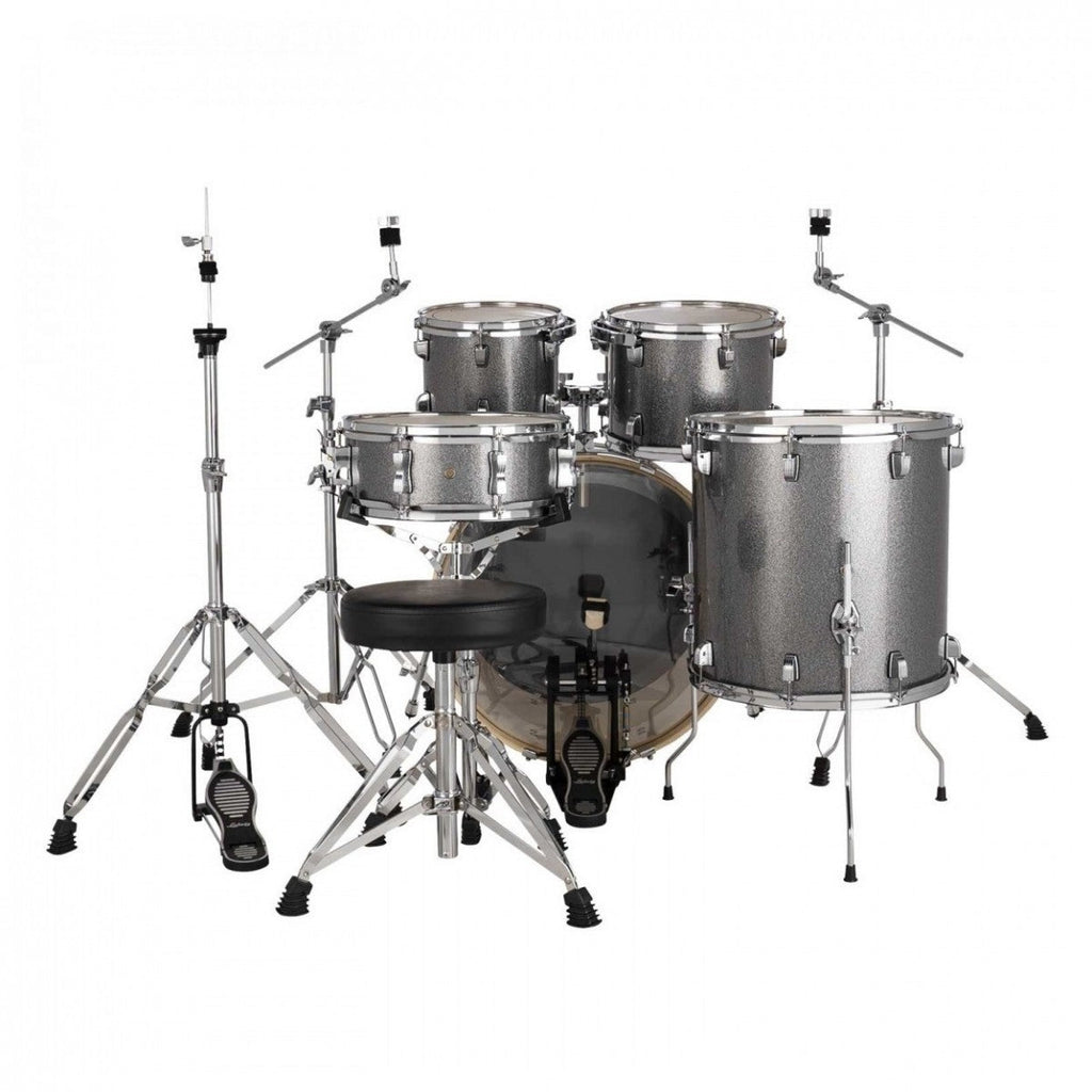 Ludwig Evolution 22'' 5pc Drum Kit w/Cymbals, Platinum